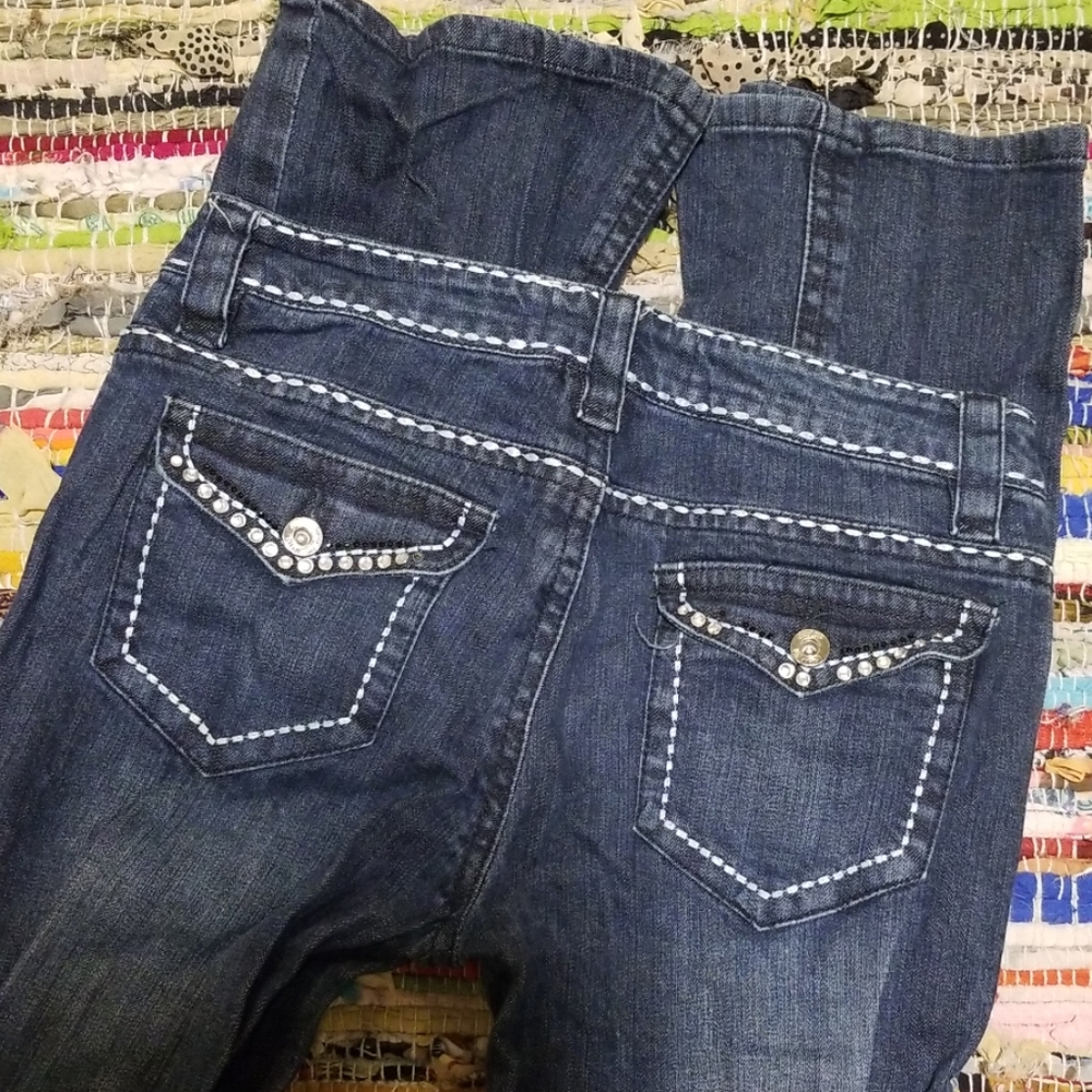 Fifth Culture Boot cut Darkwash Low Rise Jeans